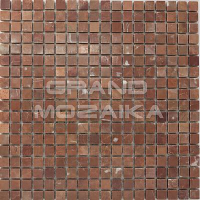 Мозаика из мрамора Tea Rose , размер чипа: 15x15, цвет: коричневый, терракотовый