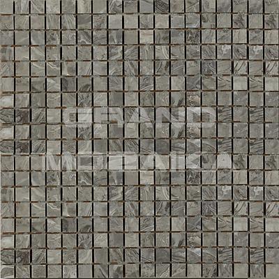 Мозаика из натурального камня, серия Marble Mosaic , размер чипа: 15x15, цвет: серый