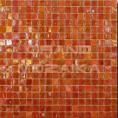 Стеклянная мозаика, серия Classic Art , размер чипа: 15x15, цвет: оранжевый