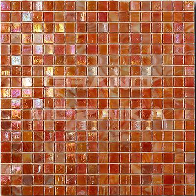 Стеклянная мозаика, серия Classic Art , размер чипа: 15x15, цвет: оранжевый