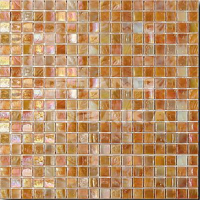 Стеклянная мозаика, серия Classic Art , размер чипа: 15x15, цвет: оранжевый