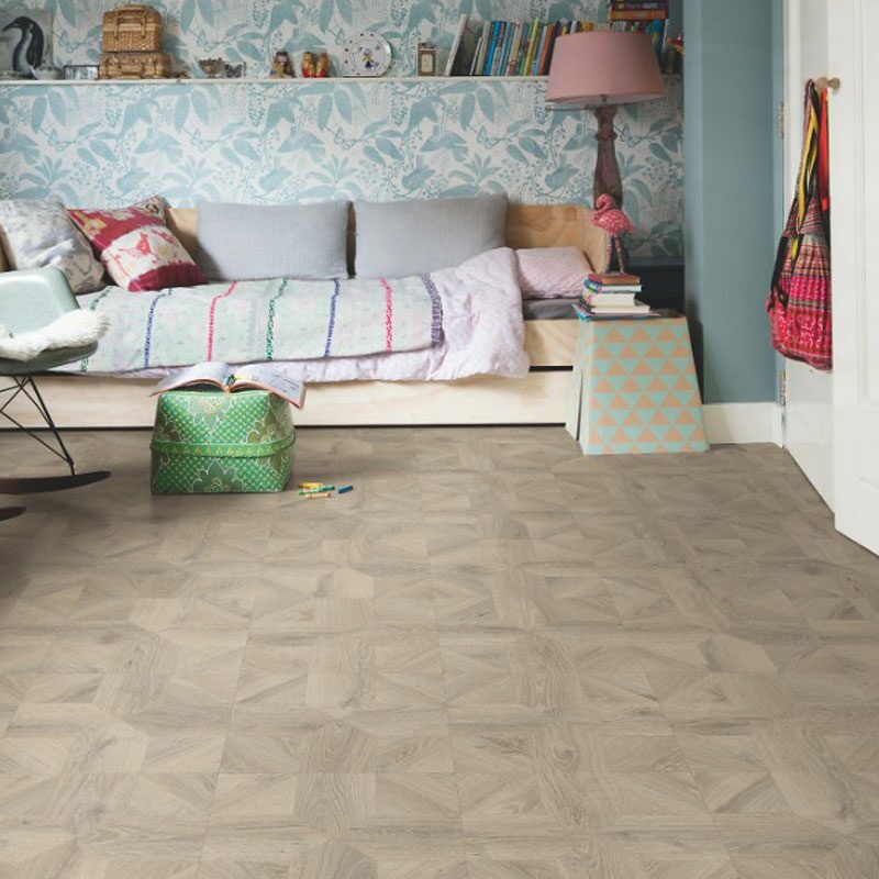 Ламинат Quick Step Impressive Patterns Ultra 4141 Дуб серый теплый брашированный