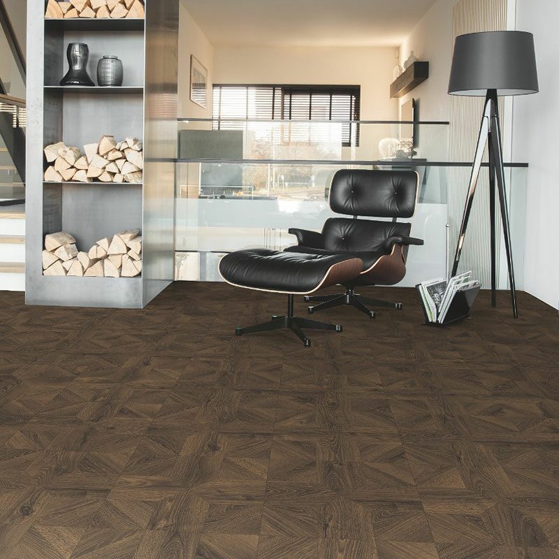 Ламинат Quick Step Impressive Patterns Ultra 4145 Дуб кофейный брашированный