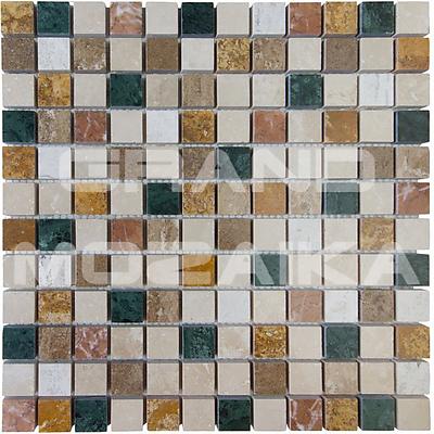 Мозаика из натурального камня серии Anatolian Stone , размер чипа: 23x23, цвет: бежевый