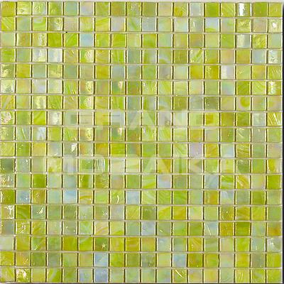 Стеклянная мозаика, серия Classic Art , размер чипа: 15x15, цвет: зеленый