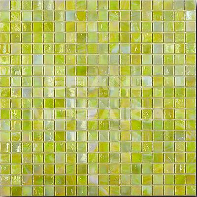 Стеклянная мозаика, серия Classic Art , размер чипа: 15x15, цвет: зеленый