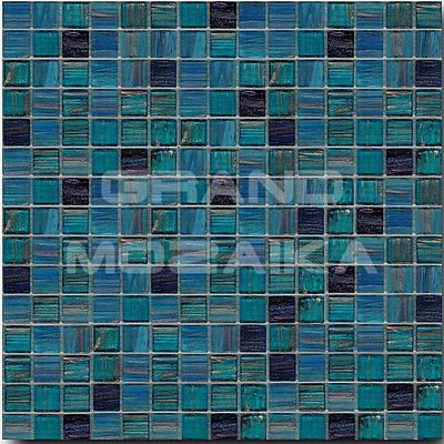Мозаика для бассейнов, серия Aquatica Rose , размер чипа: 20x20, цвет: синий