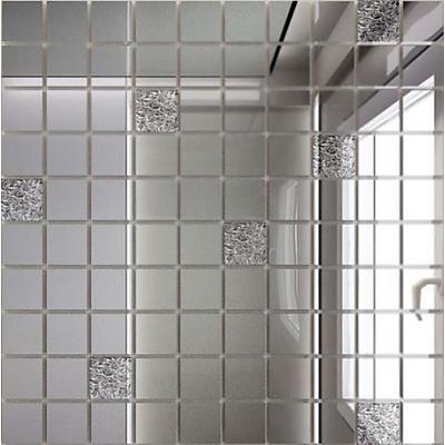 Зеркальная мозаика, серия Классика , размер чипа: 25x25, цвет: серебряный