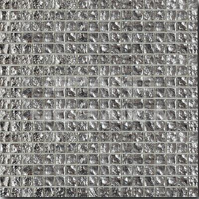 Стеклянная мозаика, серия Murano Specchio , размер чипа: 15x15, цвет: серебряный