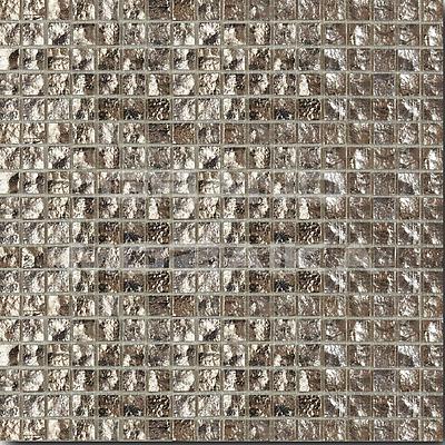 Стеклянная мозаика, серия Murano Specchio , размер чипа: 15x15, цвет: серебряный