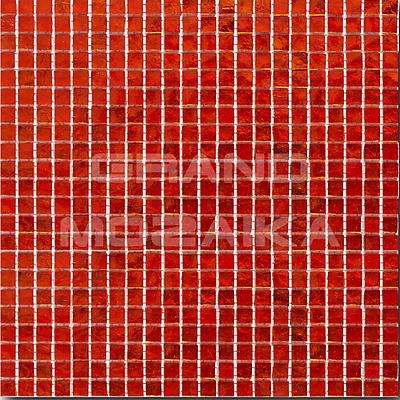 Стеклянная мозаика, серия Murano Specchio , размер чипа: 15x15, цвет: красный