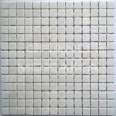 Мозаика из натурального камня, серия Marble Altra , размер чипа: 20x20, цвет: белый
