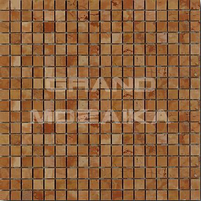 Мозаика из натурального камня, серия Marble Mosaic , размер чипа: 15x15, цвет: коричневый
