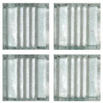 Прозрачная стеклянная мозаика, серия Specular (S01) , размер чипа: 20x20, цвет: белый