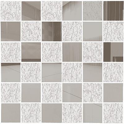 Зеркальная мозаика, серия Классика , размер чипа: 50x50, цвет: серебряный